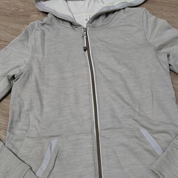 🩶 Lululemon Full-Zip Hoodie – Heather Gray – Size 4 - Picture 2 of 5